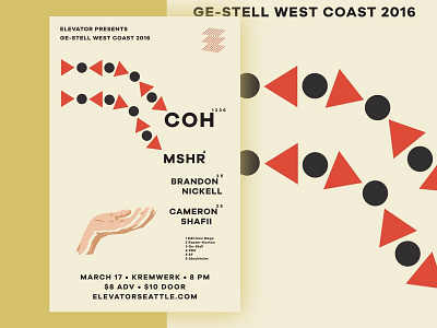 COH / MSHR Poster branding design illustration poster typography web