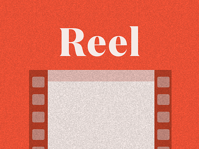 Reel 005 daily design film icon iconography graphic illustration logo noise orange retro typography ux ux design web