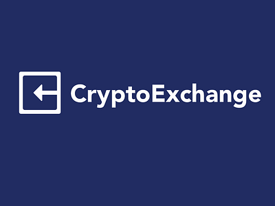 Logo for Crypto Exchange logo logodesign ui ux web