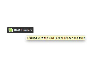 Bird Feeder Widget coming soon mint pepper