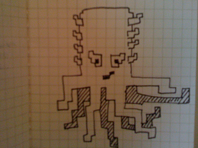 Octet antagonist game iphone mimeo octet octopus sketch