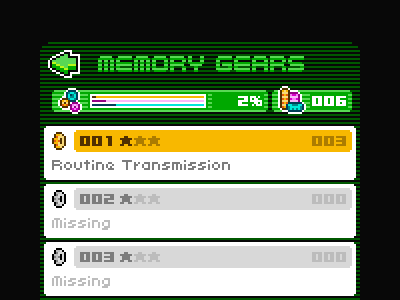 Memory Gears 8bit abandoned game ios pixel the last rocket