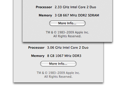 Upgrading 15 inch macbook pro matte ram