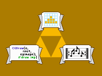 I Am Failure: Triforce cgwhat composing design omtconf pixel presentation programming triforce zelda