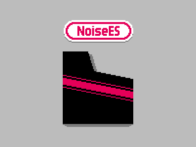 Noise Entertainment System 8bit ios nes noisees sleeve