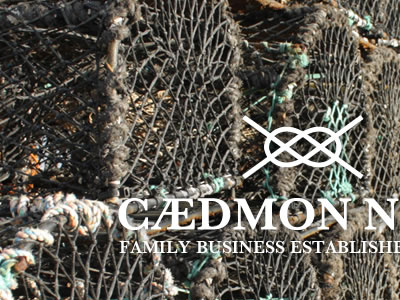 Caedmon Nets concept header logo nets