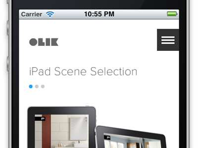 OLIK Portfolio Mobile design mobile olik portfolio v2