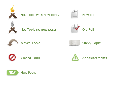 EE Forum Icons icons