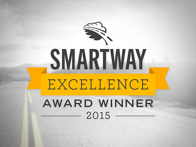 D&D Smartway Award award banner classic emblem logo mark road seal transportation