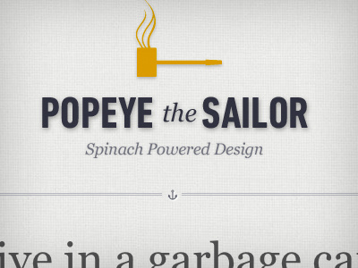 Popeye the Sailor header