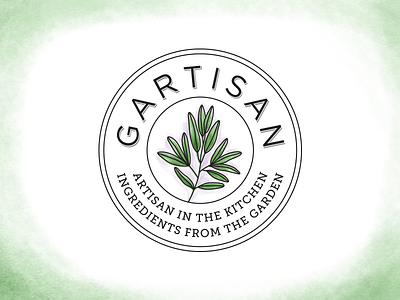 Glanbia Gartisan Identity branding herb icon identity illustration logo logotype seal spice type typography watercolor