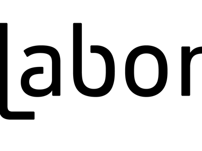 Laborfeed flow logo typography