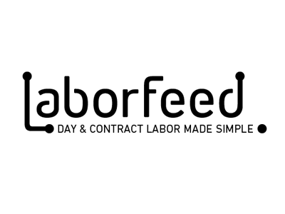 Laborfeed flow logo typography