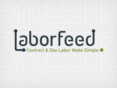 LaborFeed connect flow logo typography