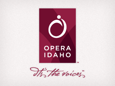 Opera Idaho Logo drama flow logo opera