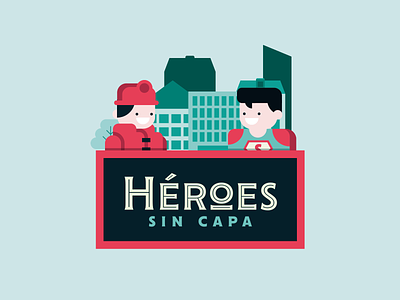 Héroes sin capa animation design flat flat design graphic design hero heroes icon illustration illustrator motion motion graphics vector