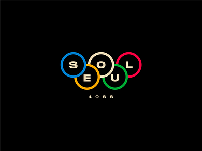 Seoul 1988 Olympics Logo Redesign