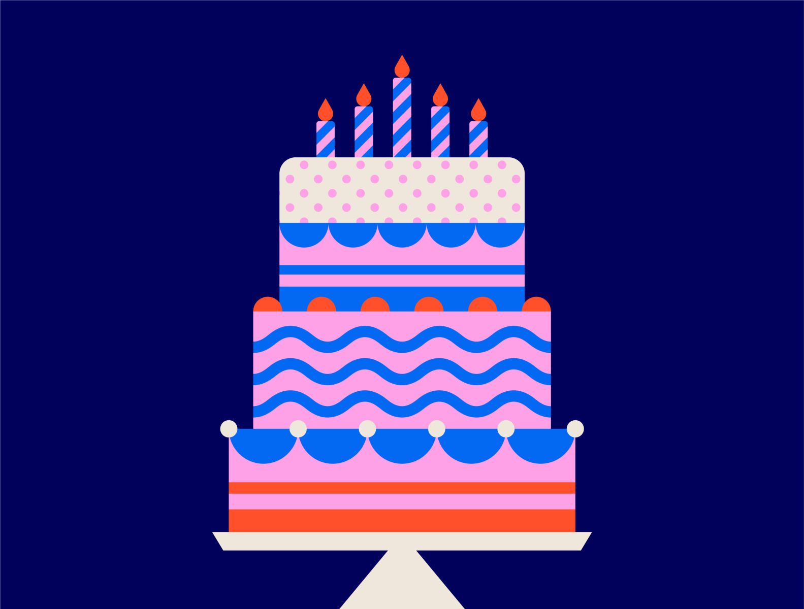 5th-birthday-illustration-by-jose-arroyo-on-dribbble