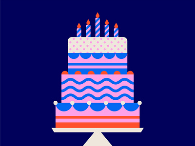 5th Birthday Illustration