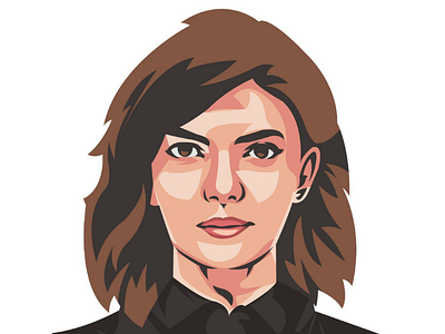 Najwa Shihab art digital drawing illustration najwa shihab vector woman