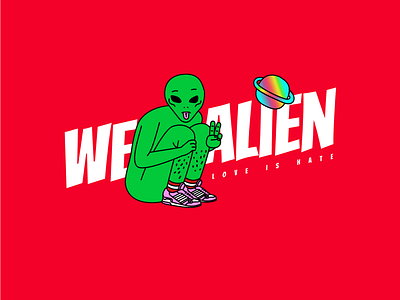 The aliens illustrations