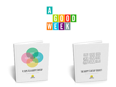 4 steps to a happy startup agoodweek blocks circles color ebook entrepreneurship good happiness happy illustration startups toolkit