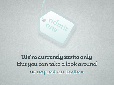 Invite screen