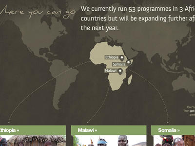 Locations africa brown green map texture typography