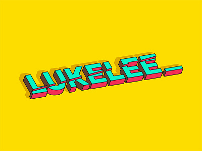 My name LukeLee font