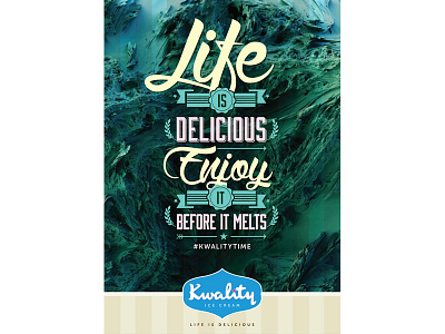 Typography for Kwality Icecream