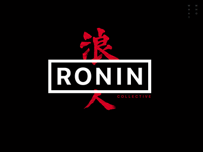 Ronin Collective - Homepage logo pushkar ui website