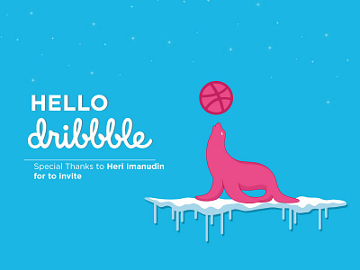 Dribbble2 thank you dribbble this is my first shot