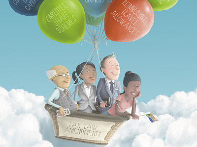 Balloon - Editorial cover Illustration cover art editorial illustration