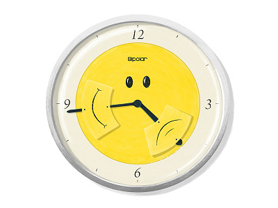 Bipolar Clock bipolar clock happy sad psychology time