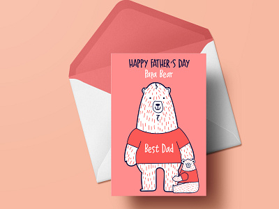 Father's day greeting card art licensing branding characterdesign doodleart doodling greeting cards greetingcard greetings illustration oddbodies print design typography vector