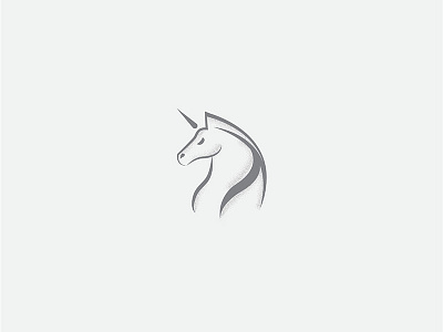 Unicorn Logo animal horse illustrator line art logo stipple shading unicorn vector