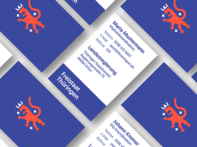 Freistaat Thüringen Redesign - Business cards