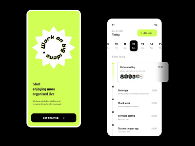 Task Manager App ✹ app graphic design interface manager product design product simple startup task ui ux
