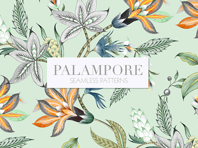 Palampore artworks chintz design florals handpainted palampore patterns prints textile