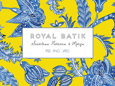 Royal Batik batik designs fabric fresh green paper patterns prints seamless textiles wallpaper watercolor