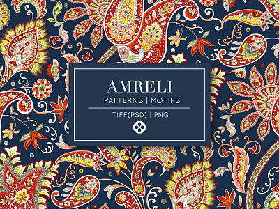 Amreli design fabric florals handpainted illustration patterns prints seamless textiles watercolor