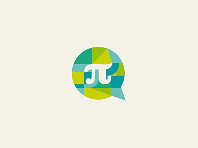 Patras Events bubble clarendon color design geometry greek green logo math modernist pi rejected typography