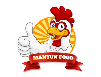 Fried Chicken Logo branding chiken design illustration logo logotype modern logo ui ux vector