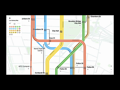 NYC Live Subway Map design desktop geographic geometric map mta ny nyc portfolio responsive ui vignelli website