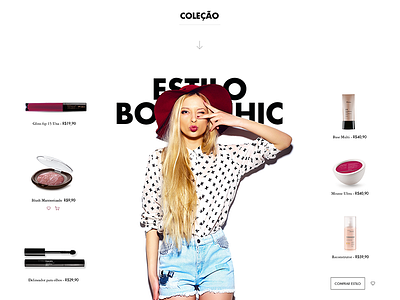 Natura Pitch - Boho Chic Style beauty collection cosmetic desktop natura pitch responsive style
