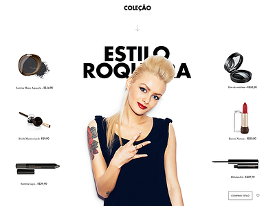 Natura Pitch - Rock & Roll Style beauty collection cosmetic desktop natura pitch responsive style