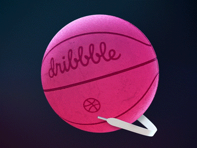 Hello Dribbble animation c4d motion design