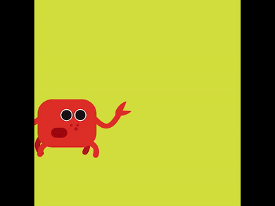 Crab 2d walk animation gif 2d 4leg crab explain ninja flat gif