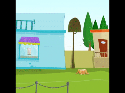 2D Bg 2d adobeflash animation kids art background buildings cartoon vector