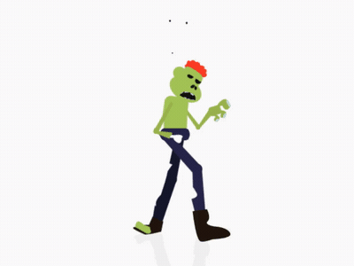 Z Walk 2d animation art creature gif horror monster vector walking z zombie zwalk